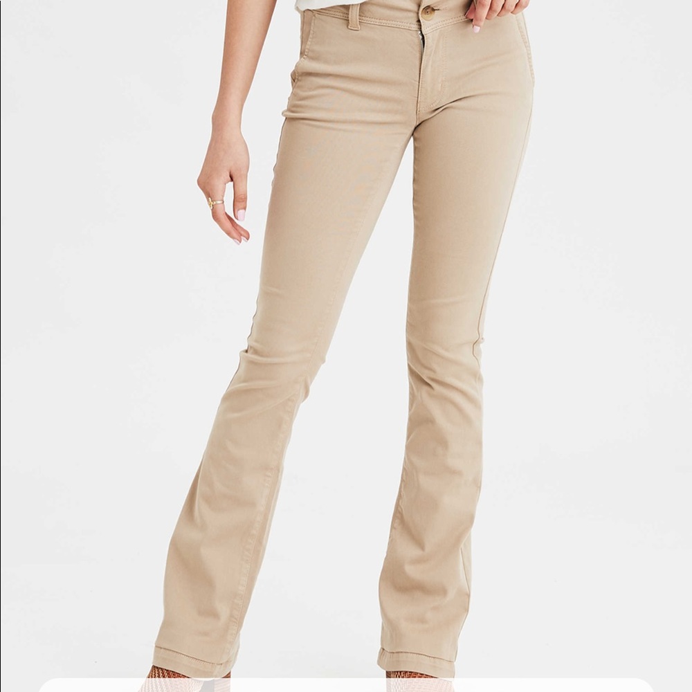 American Eagle Denim X Stretch Boot Cut Khakis